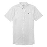 Men's Short Sleeves Cotton Oxford Shirt