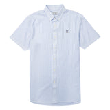 Men's Short Sleeves Cotton Oxford Shirt