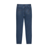 Women's Denim High Rise Slim Tapered Jeans