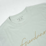 Men's Cotton Crew Neck Slim Logo Tee