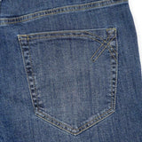 Men's Low Rise Skinny Tapered Jean Pants (180° Expandable Waistband)