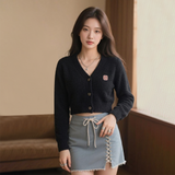 Women V Neck Cardigan