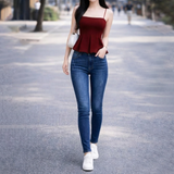 Women's High Rise Slim Tapered Jeans
