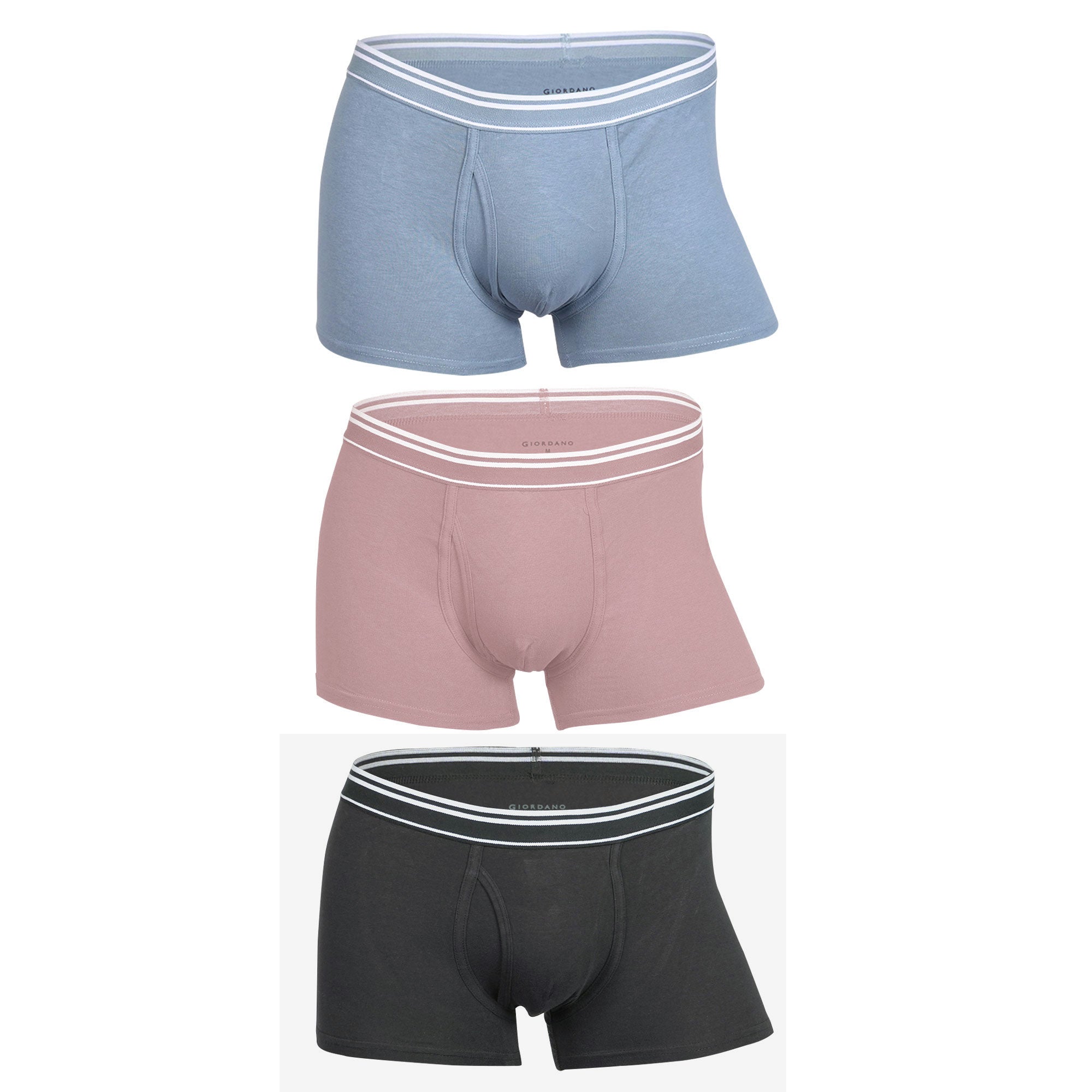 (BUY 2 GET 1 FREE )    Giordano Active Fit  Trunk ((1pack/3pcs)