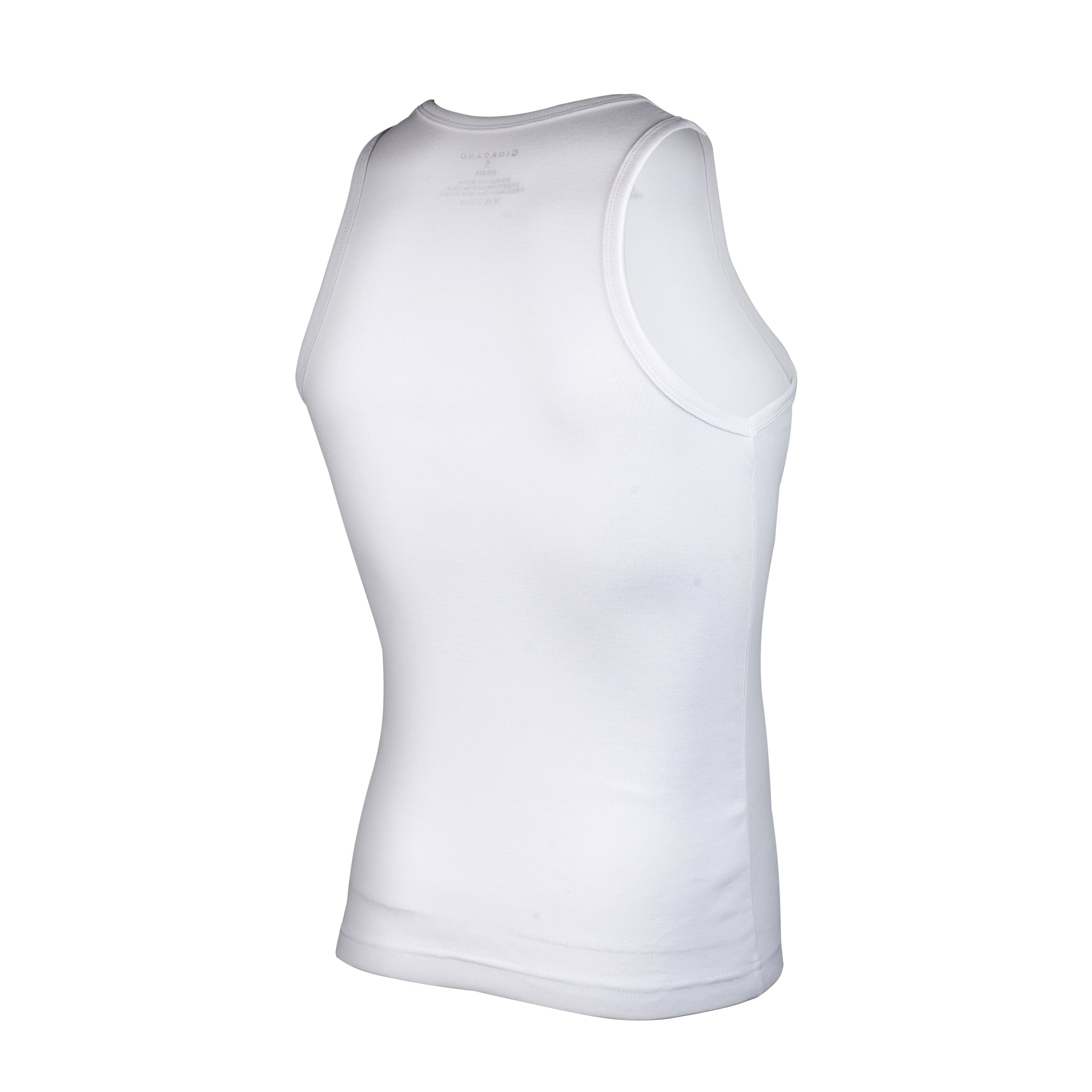 Men's Solid U-neck Basic Slim Vests (1pcs in 1pack)